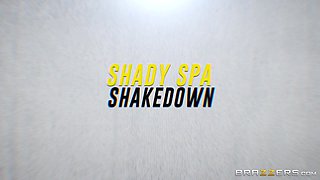 Shady Spa Shakedown With Charles Dera, Tia Cyrus - Brazzers