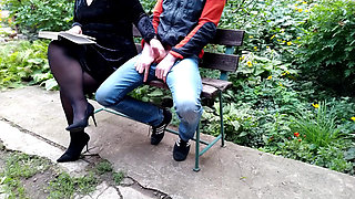 Horny Stepmom In Pantyhose Did It To Me Again