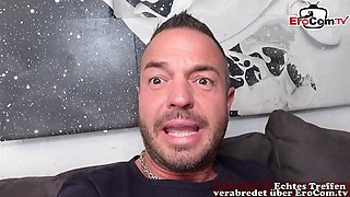 German teen Slut Cathaleya Star meet for real sexdate with surprise creampie