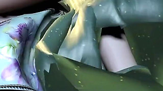 Hairy Lady Get Fuck with Stranger Man - 3D Animation Hentai
