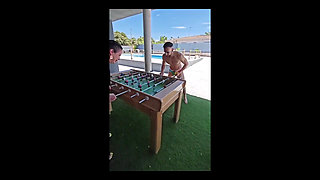 I Fuck My Neighbor in the Pool, Playing Table Football and at Halloween