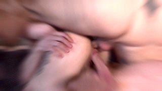 3on1 DP for Valletta Vesta, Balls Deep Anal, Gapes and Cum in