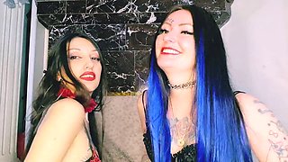 Femdom goddess Dominatrix Nika will have you worshipping these juicy booties in sexy skirts