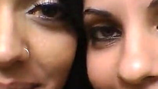Kissing Lesbian Competition - Who Is the Best Kisser - Brazilia Versus Columbiana