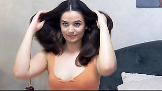 Dark Haired Lady beauty live free shows