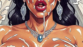 Slut Bride Girl Hard Sex, Curvy Woman with Big Tits Sucking Big Dick, Slave Woman,bdsm