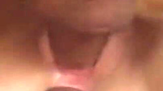 Amazing brunette fills all her holes