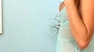 Monica rubs her clitoris in front of the camera