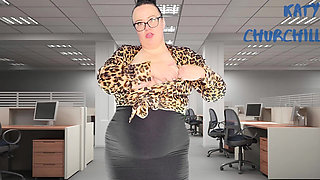 Secretary Sucks and Fucks the Boss to Get Her Job Back