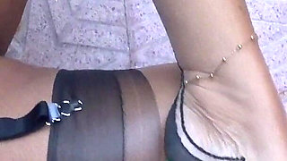 Stockings Heels Feet Nylon