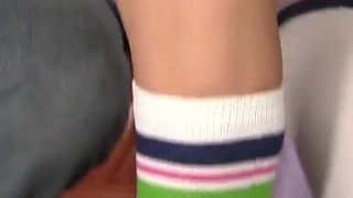 Couple wakes up babysitter and surprises a good threesome fuck