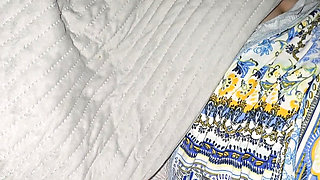 Step mom in bed with step son naked with low erection