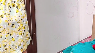 Maid Trying Dress