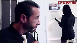 - Secretary Seduce Boss For Romantic Office Sex With Jacky Lawless