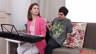 Bella Gray - Music Lesson And Anal With Tutor