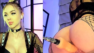 Blonde Dual Cam View by Her Fuck Machine