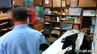Dark haired slut Alex Harper got punished for stealing