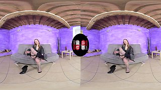 Unbelievably Sexy Mermaid Tries On A New Pair Of Nylons - MILF Leg and Foot Fetish VR