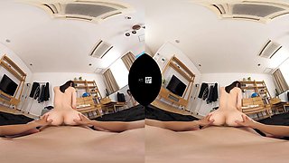 Asian booty teen VR Pov porn