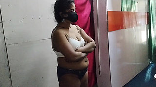cute saree bhabhi gets naughty with her devar for rough and hard anal sex after ice massage on her back in Hindi Your jyoti