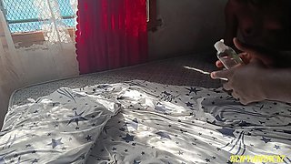 Hardcore Fucking Ebony Tight Pussy When She Visited During the Weekend Holiday.