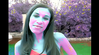 Katalina and Monica: Two Perfect Shaved Pussy for a Big Cock