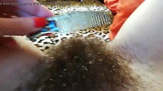 Cutieblonde Hairy Pussy Close Up - Big Clit & Wet Bush Fetish