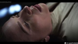 Horny Vampire Lesbian Sex - Busty Latina and Redhead in Intense Gothic Titsucking