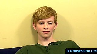 BoyObsession.com - Elijah's innocent toy play ends with a mouthful of cum surprise