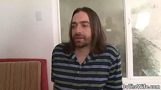 Raquel Sieb Makes Cuck Watch as She Gets Double Penetrated and Blacked