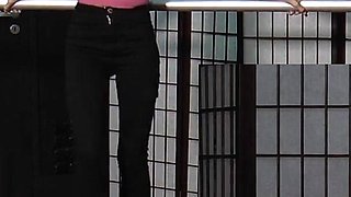 Dyanna Crush on Her Slave Groin in Boots! Picture in the Picture!