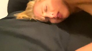 Beautiful blonde amateur anal fucked POV
