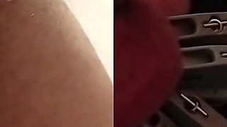 Mistress Puts Clothespins on Slave's Balls, Bites His Nipples and Fucks Him in the Ass