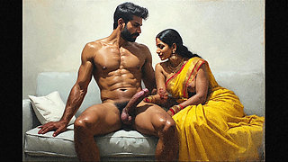 Village girl doggy style sex with her neighbour stepuncle and his stepson