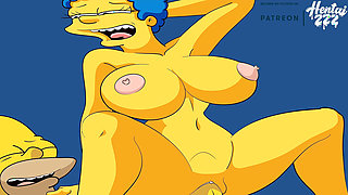HOMER AND MARGE CREAMPIE CARTOON PORN VIDEO