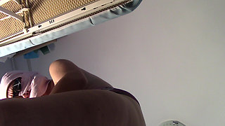 Sexy wife does housework naked. Hot hairy latina, big tits, big ass. Sexy wife massages her hairy pussy. Hot hairy brunette, big
