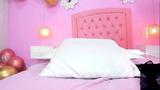 Big Tits Tranny Jerking her Big Hard Cock