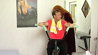 Redhead mature Marta M fucked by gym trainer Steve Vincent