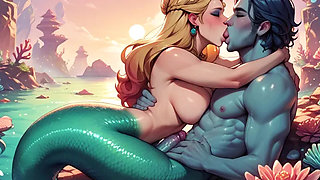 Alien Prince and the Mermaid Queen,Love Across Two Worlds fantasy
