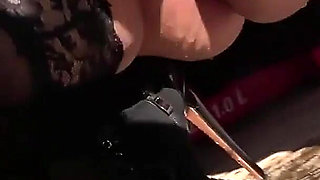 BBW Lucy May and Harleyy Hart in Outdoor Creampie Gangbang