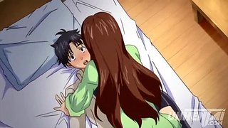 Hot Japanese Stepsister Fucks 18yo Stepbrother - Hentai Creampie & Cum in Mouth
