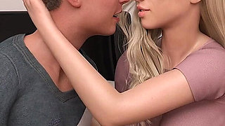 College Kings 130 - Chloe Obeys Alex’s Command in a Dominant Oral Scene