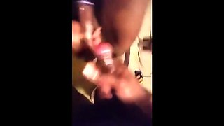Ebony Amateur Big Cocks Masturbating Together