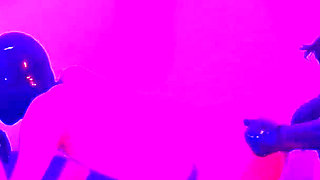 Latex Dommes Spitroast Their Slut