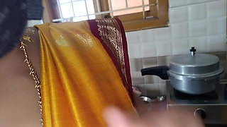 Housewife with Stepsister Kitchen Fucking