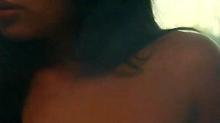 Passionate lesbian romance erotically in a reality shoot