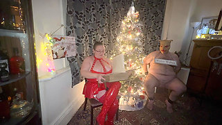 Mrs Kinkmas Christmas Story with Satana's Piggy.