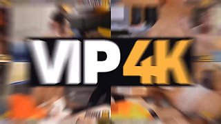 Vip4k. boy has sex with effortless female who stretches her feet for his cash