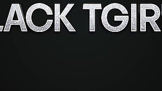 Mademoiselle's kissing action by Black TGirls