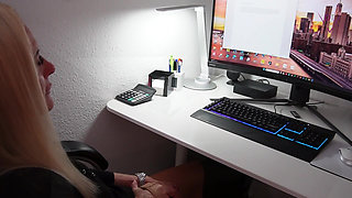 Miss Müller Is Fucking in the Office Again!